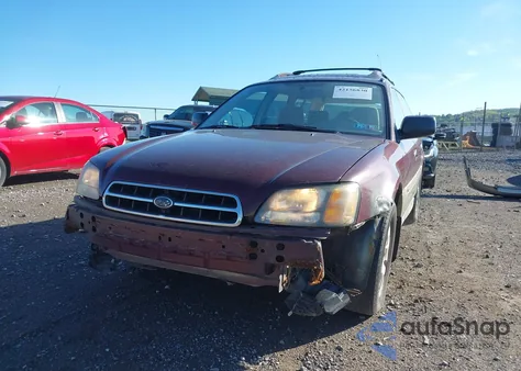 2000 Subaru Outback from USA, damaged, VIN 4S3BH6655Y7604458